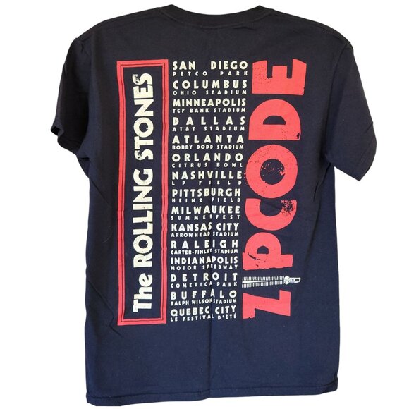 The Rolling Stones Zip Code North America 2015 Tour T-Shirt Men’s Size Small - Picture 2 of 8